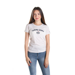 Tommy Hilfiger dámské šedé tričko Essential - M (PPP)